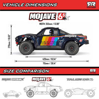 Arrma Mojave 6S BLX V3 1/7 Desert Truck (Blue)