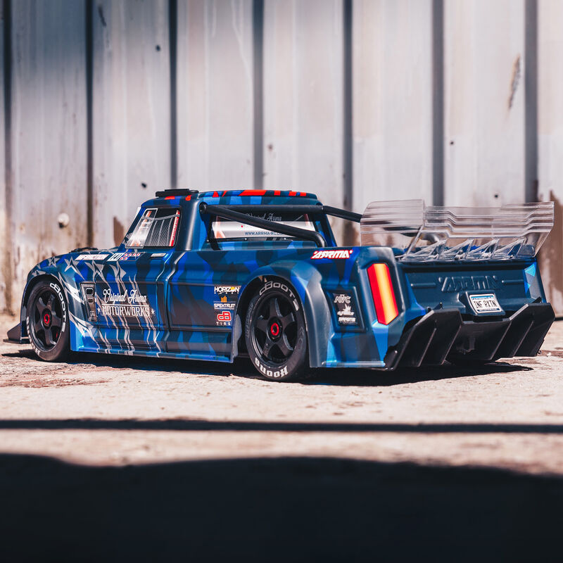 ARRMA ARA7615V2T1 1/7 Infraction V2 6S BLX Street Basher RC Car Blue