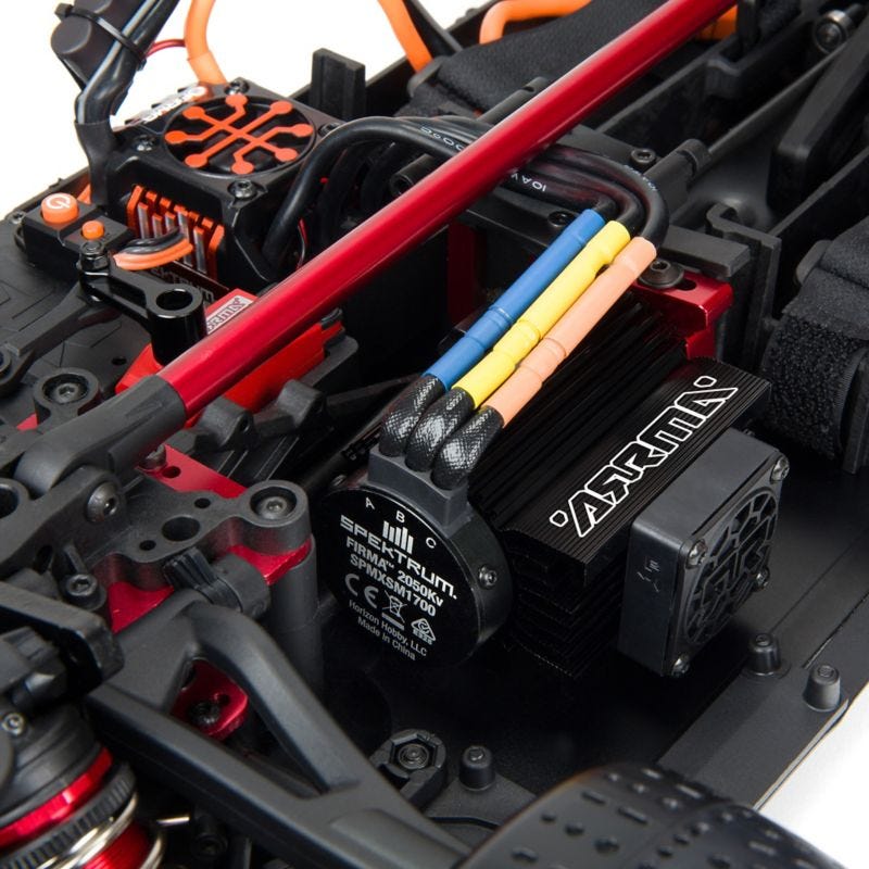 Arrma 1/7 Felony 6S BLX Street Bash All-Road Muscle RC Car Black ARA7617V2T1