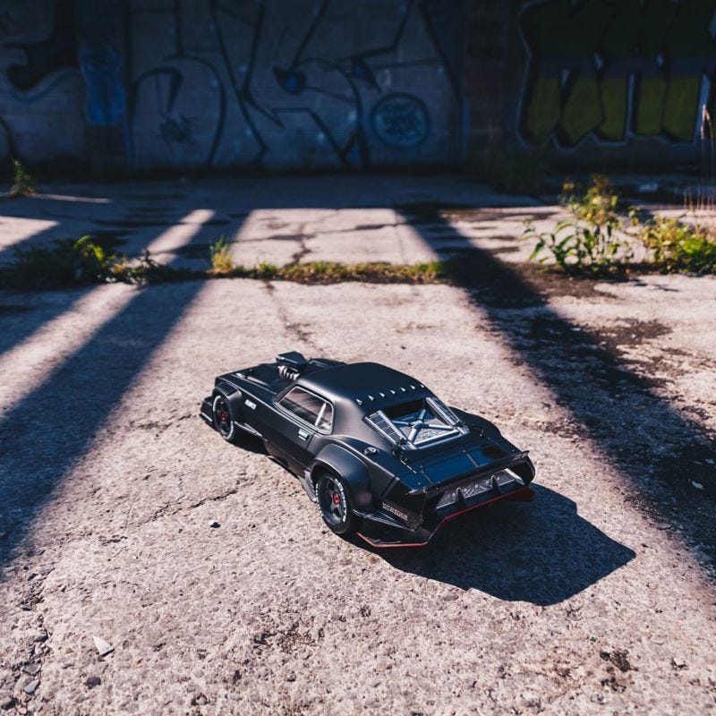 Arrma 1/7 Felony 6S BLX Street Bash All-Road Muscle RC Car Black ARA7617V2T1