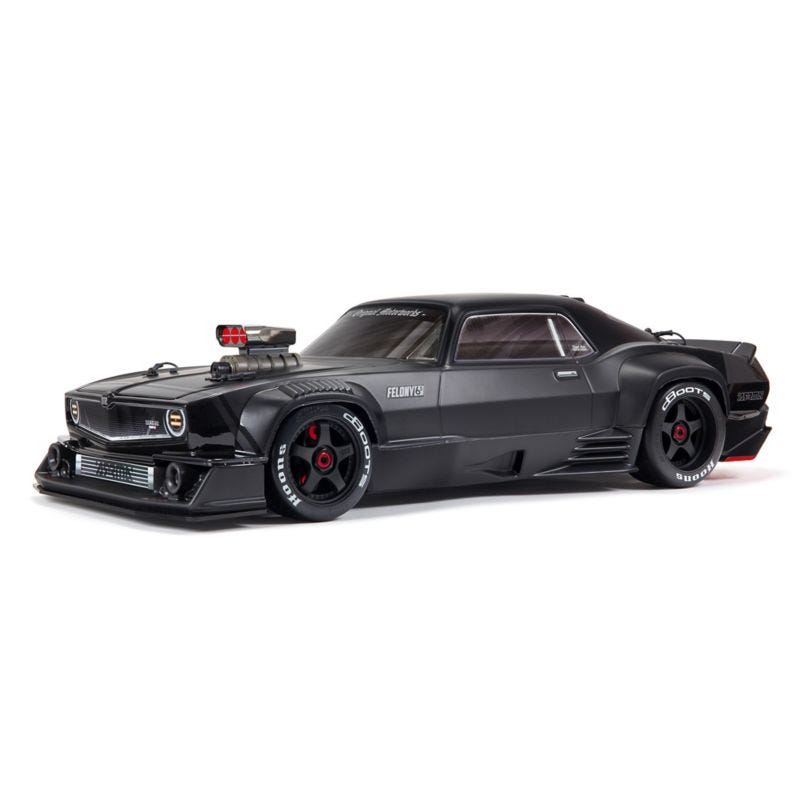 Arrma ARA7617V2T1 Felony 1/7 6S BLX RC Car (Black)