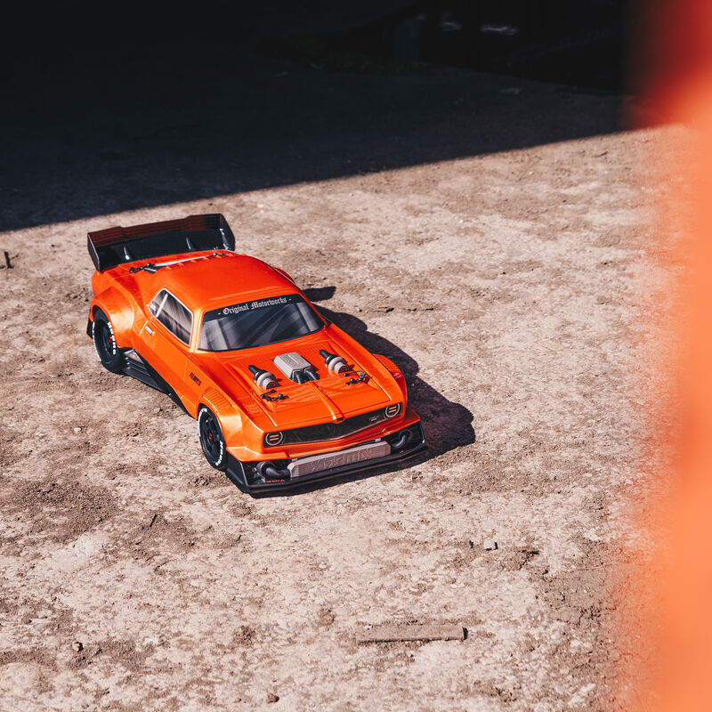 Arrma 1/7 Felony 6S BLX Street Bash All-Road Muscle RC Car Orange ARA7617V2T2