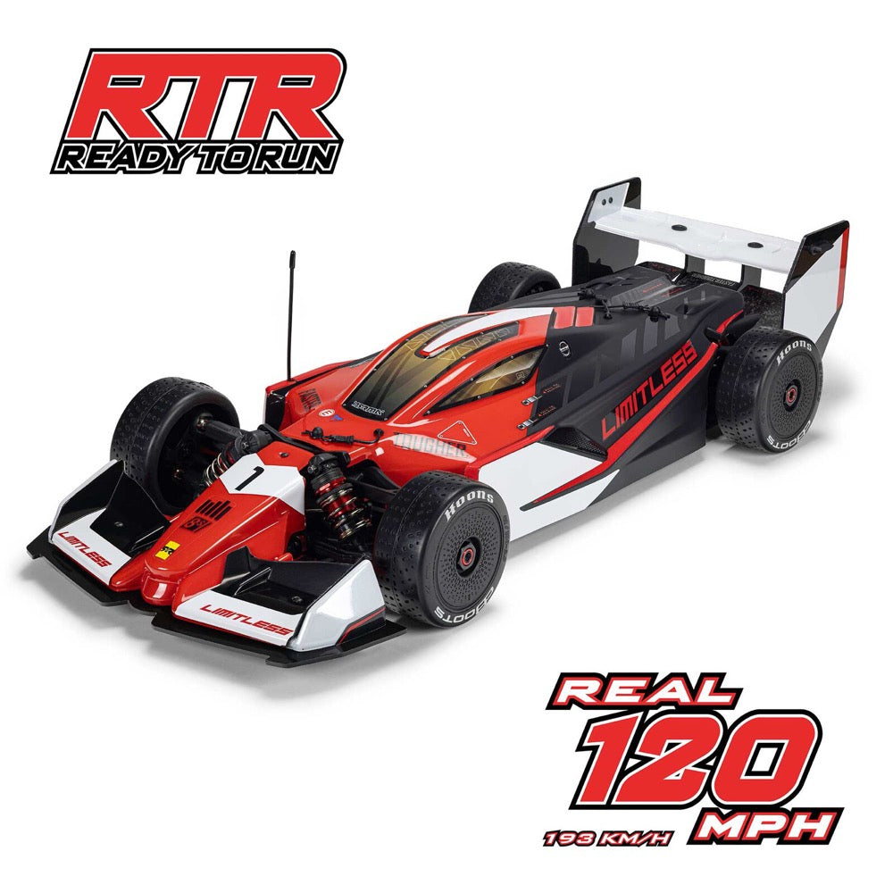 Arrma Limitless 120 8S BLX 4X4 Speed Machine RTR with AVC Red/Black ARA7816T1