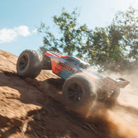 Arrma Kraton 6S BLX 4X4 1/8 Speed Monster Truck RTR Orange/Blue ARA8608V6T1