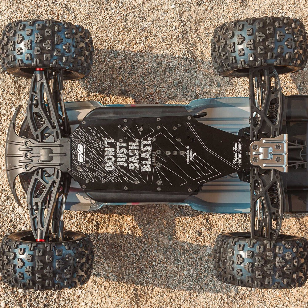 Arrma Kraton 6S BLX 4X4 1/8 Speed Monster Truck RTR Orange/Blue ARA8608V6T1