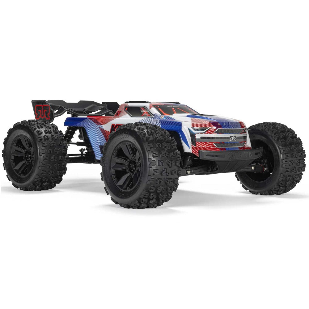 Arrma Kraton 6S BLX 4X4 1/8 Speed Monster Truck RTR Blue/Red ARA8608V6T4