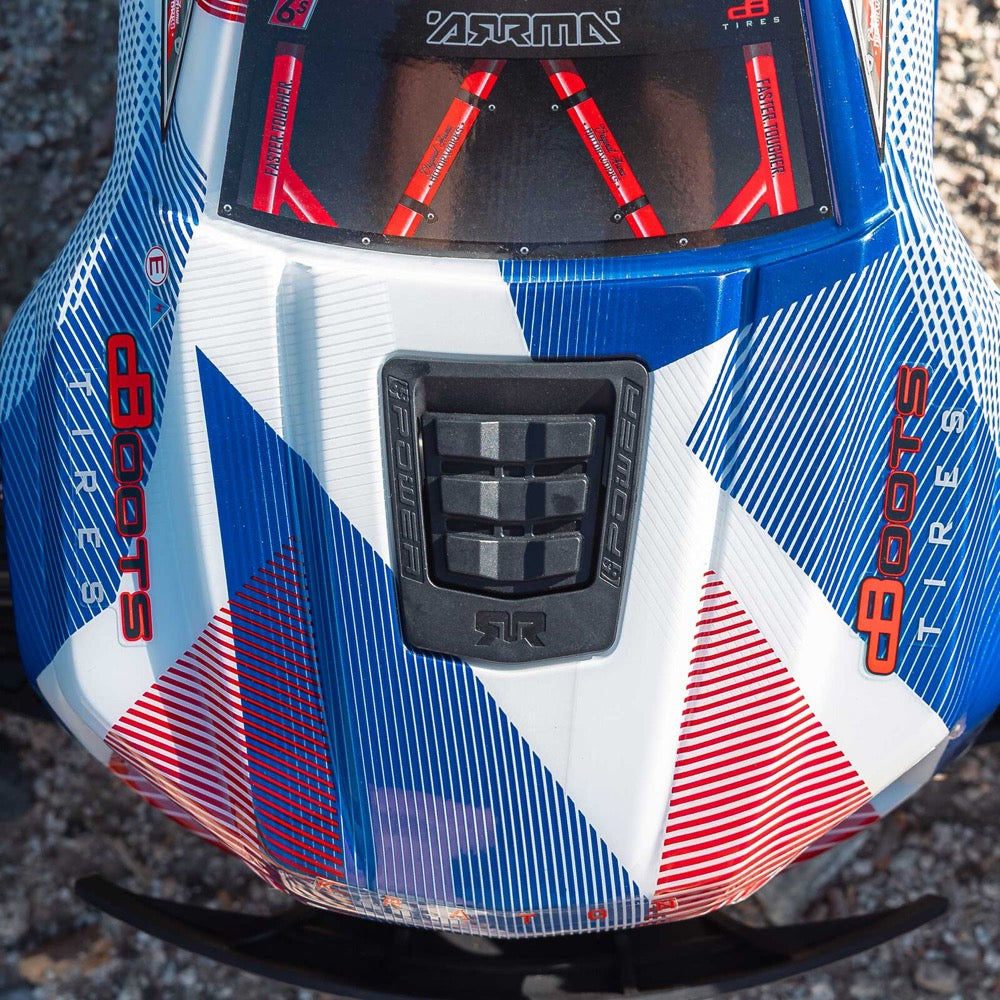 Arrma Kraton 6S BLX 4X4 1/8 Speed Monster Truck RTR Blue/Red ARA8608V6T4