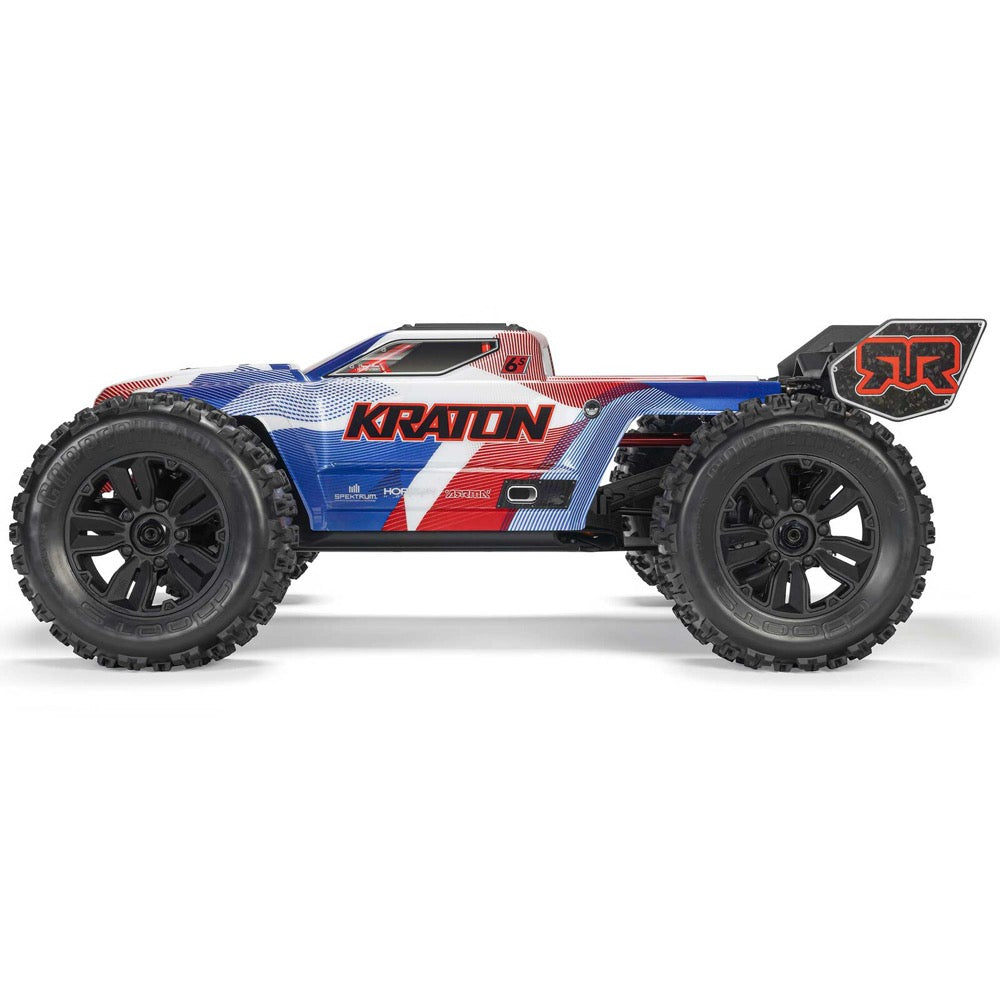 Arrma Kraton 6S BLX 4X4 1/8 Speed Monster Truck RTR Blue/Red ARA8608V6T4