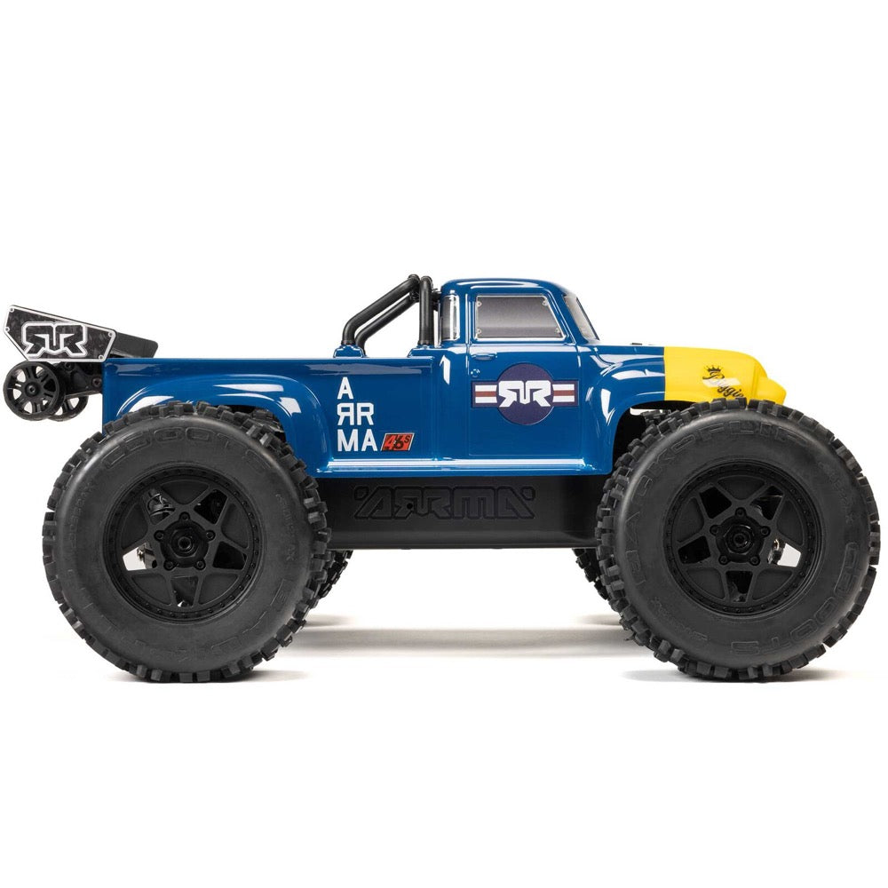 Arrma Notorious 6S BLX 4X4 1/8 Stunt Truck RTR Blue ARA8611V6T2