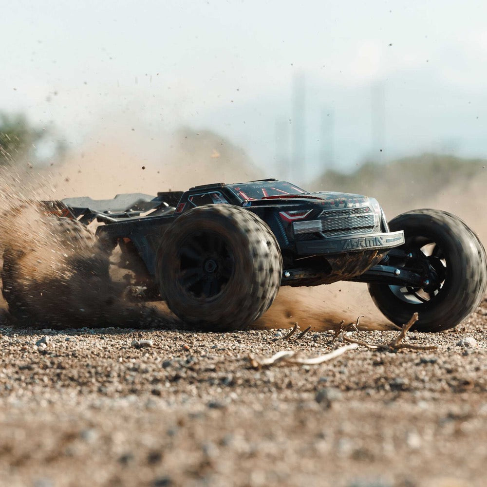 Arrma 1/8 Kraton 6S EXB 4X4 RC Truck (Black) ARA8708V6T1