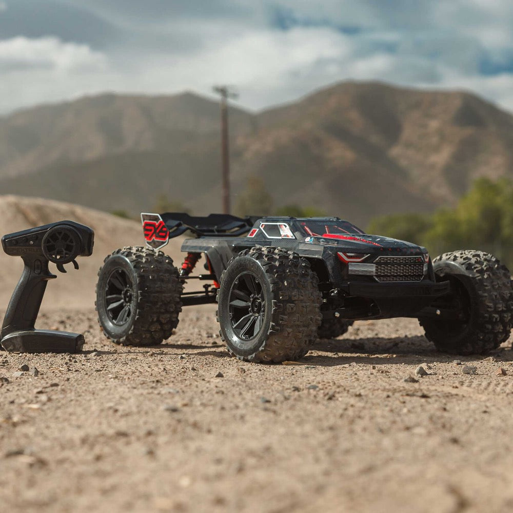Arrma 1/8 Kraton 6S EXB 4X4 RC Truck (Black) ARA8708V6T1