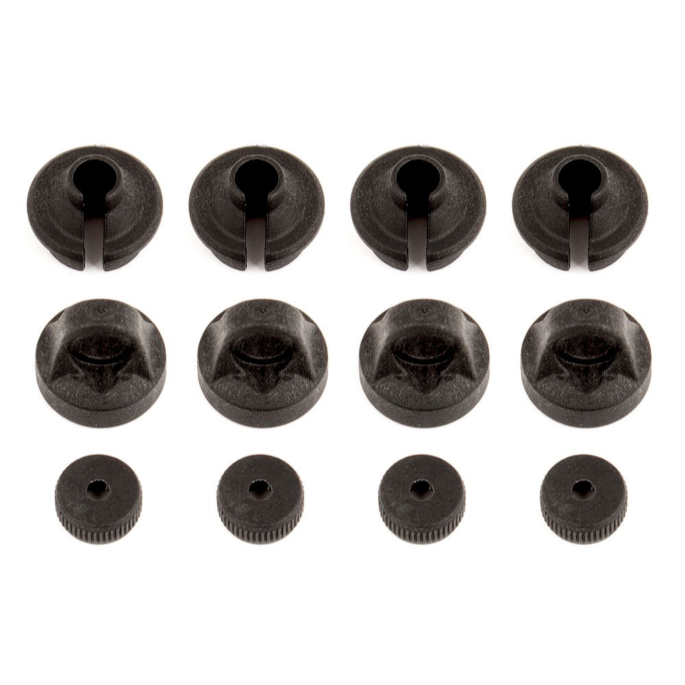 Team Associated 91454 Shock Caps and Spring Cups