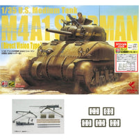 Asuka 1/35 U.S. Medium Tank M4A1 Sherman Direct Vision Type