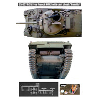 Asuka 1/35 French M4A2 Romilly with Cast Cheek