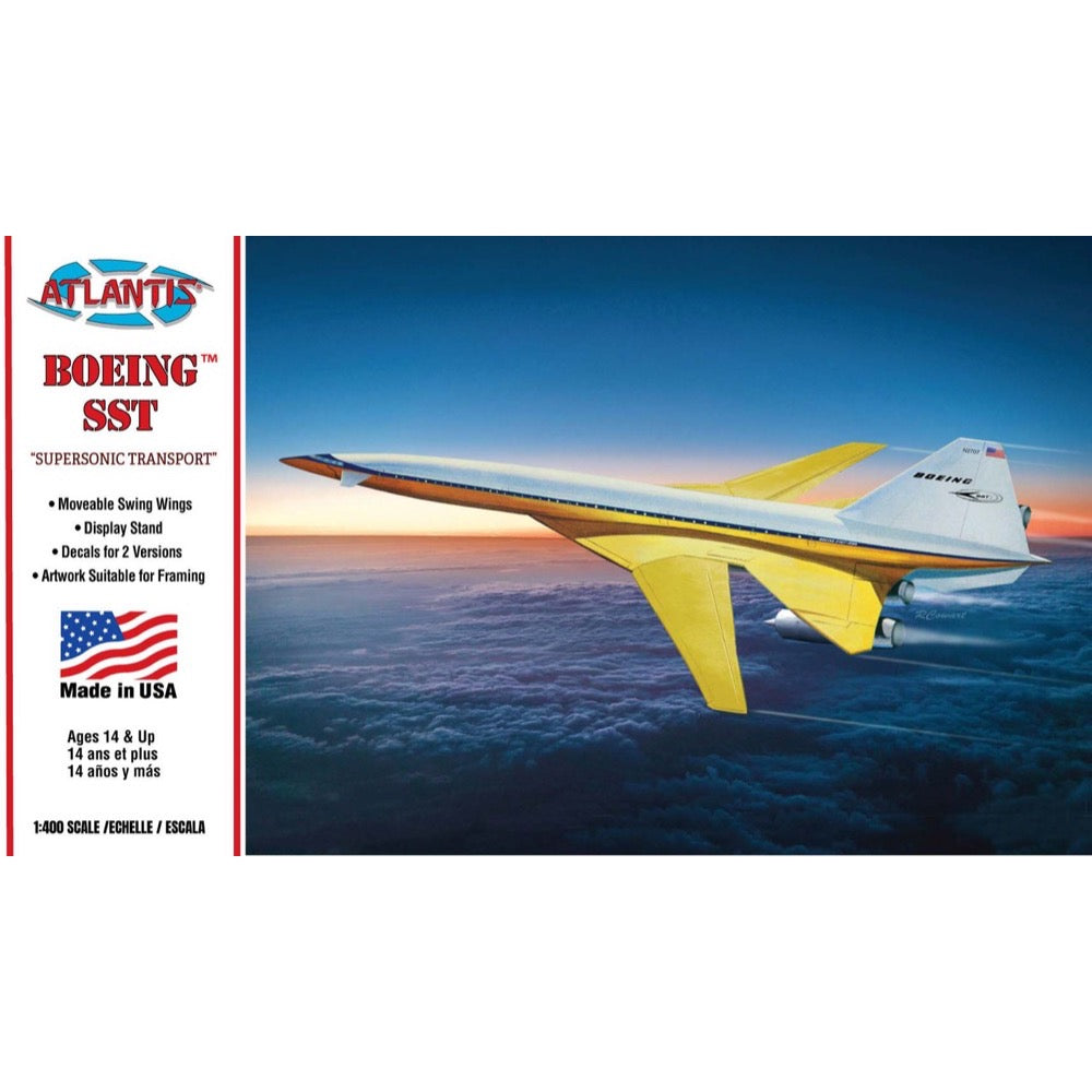 Atlantis Models 6815 1/400 Boeing SST Supersonic Transport