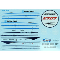 Atlantis Models 6815 1/400 Boeing SST Supersonic Transport
