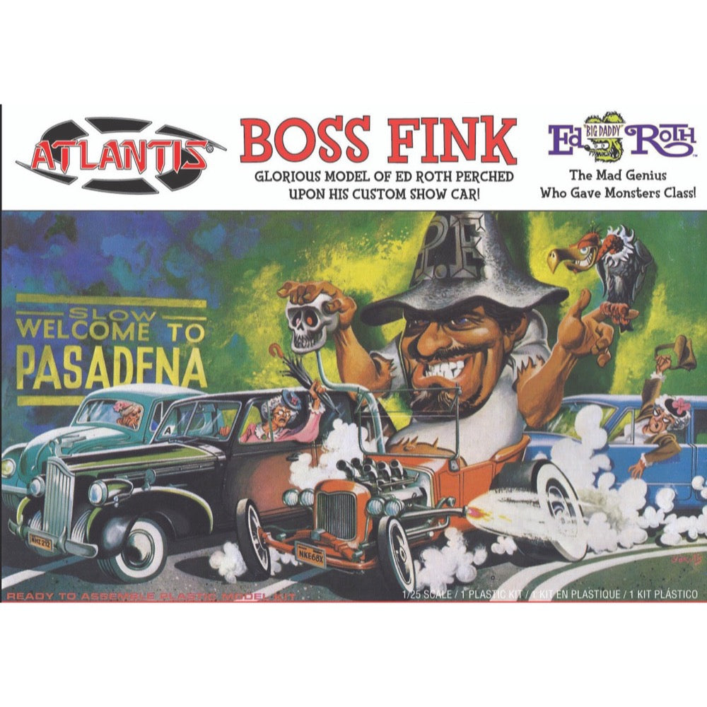Atlantis 1/25 Ed Big Daddy Roth Boss Fink Model Kit
