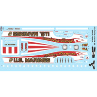 Atlantis 1/16 Mickey Thompson Marines Funny Car Model Kit