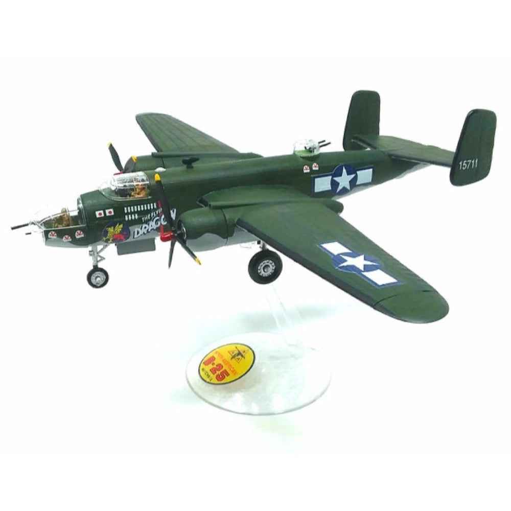 Atlantis 1/64 B-25 Flying Dragon with Swivel Stand Model Kit