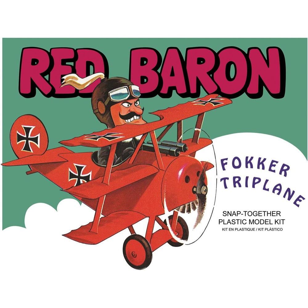 Atlantis Red Baron Fokker Triplane Snap Model Kit