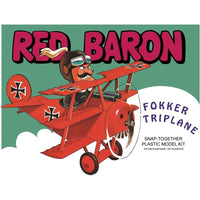 Atlantis Red Baron Fokker Triplane Snap Model Kit