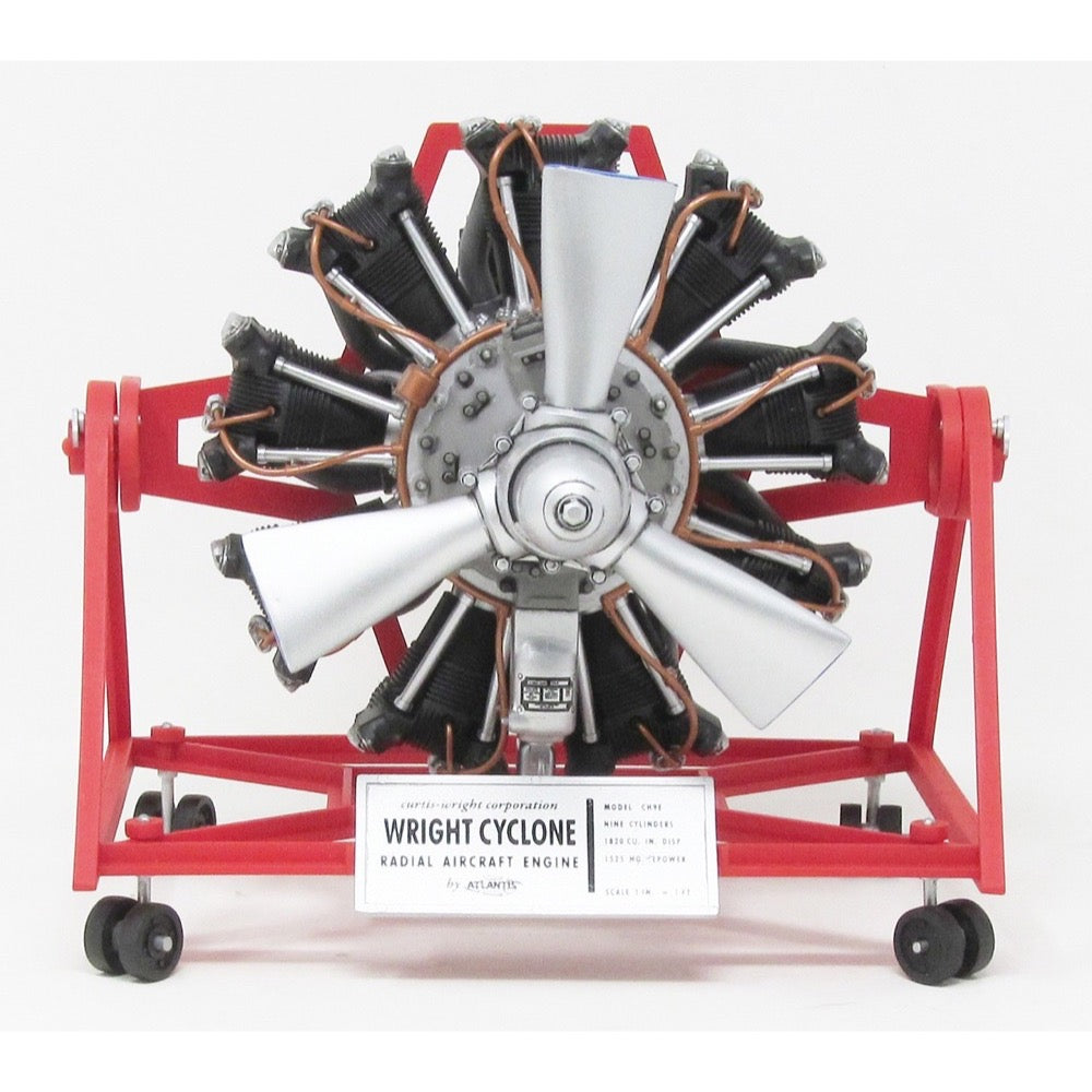 Atlantis 1/12 Wright Cyclone 9 Radial Engine STEM Model Kit