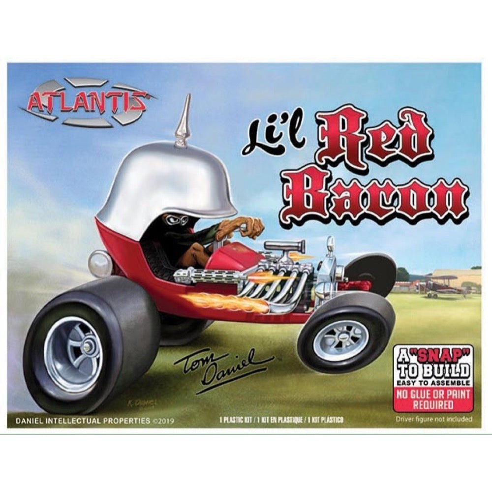 Atlantis 1/32 Snap Lil Red Baron Tom Daniel Model Kit