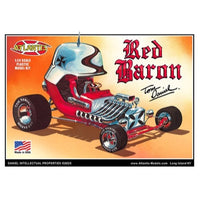 Atlantis 1/24 Tom Daniel Red Baron Show Car with Trading Card Model Kit