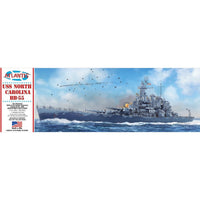 Atlantis 1/500 USS North Carolina BB-55 Battleship Model Kit