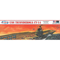 Atlantis 1/500 USS Ticonderoga Carrier CV-14 Angled Deck Model Kit