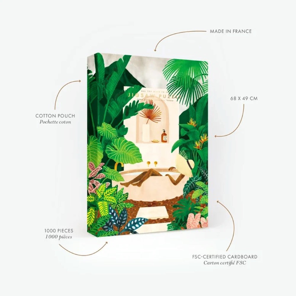ATWS Exotic Bathtub 1000pc Jigsaw Puzzle