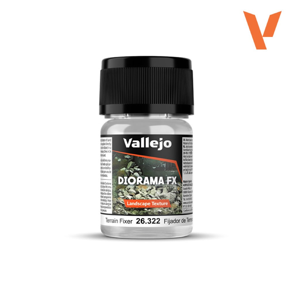 Vallejo 26322 Diorama FX Landscape Textures Terrain Fixer 35ml