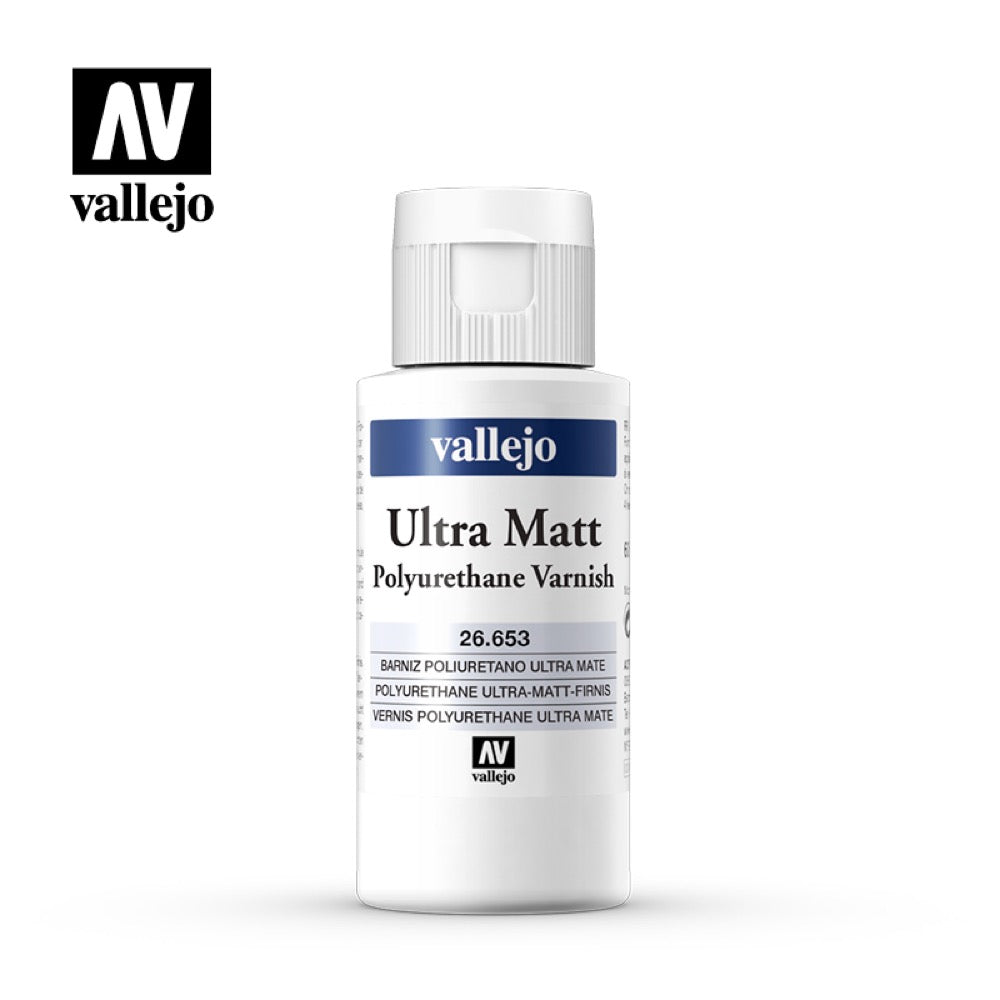 Vallejo 26653 Ultra Matt Polyurethane Varnish 60ml