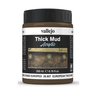 Vallejo 26807 Diorama Effects European Thick Mud 200ml