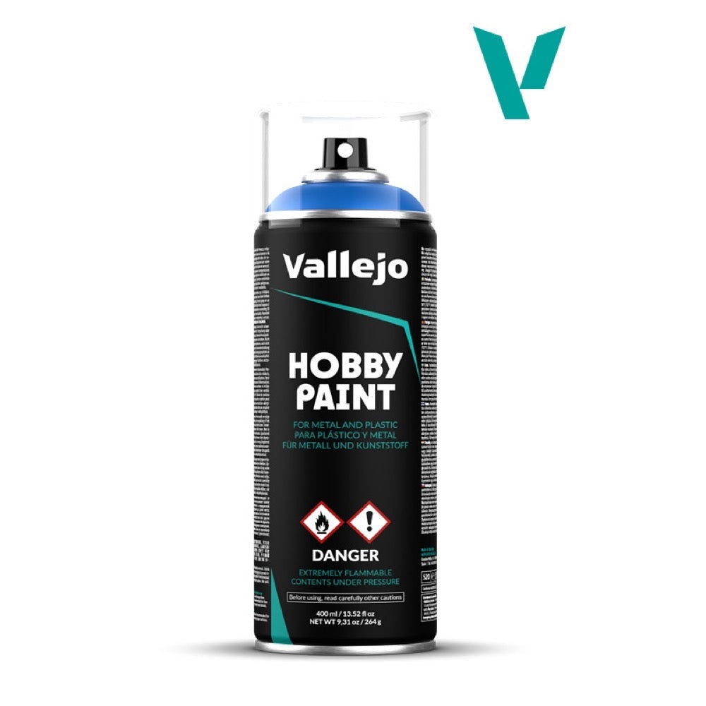 Vallejo 28030 Hobby Paint Acrylic Spray Magic Blue 400ml Aerosol