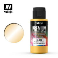 Vallejo 62042 Premium Color 60ml 042 Metallic Yellow