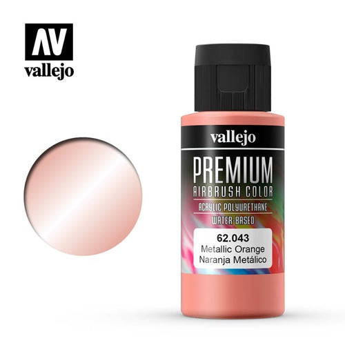 Vallejo 62043 Premium Color 60ml 044 Metallic Orange