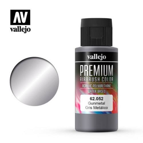 Vallejo 62052 Premium Color 60ml 052 GunMetal