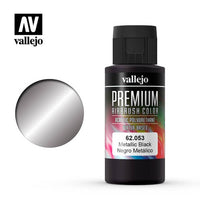 Vallejo 62053 Premium Color 60ml 053 Metallic Black