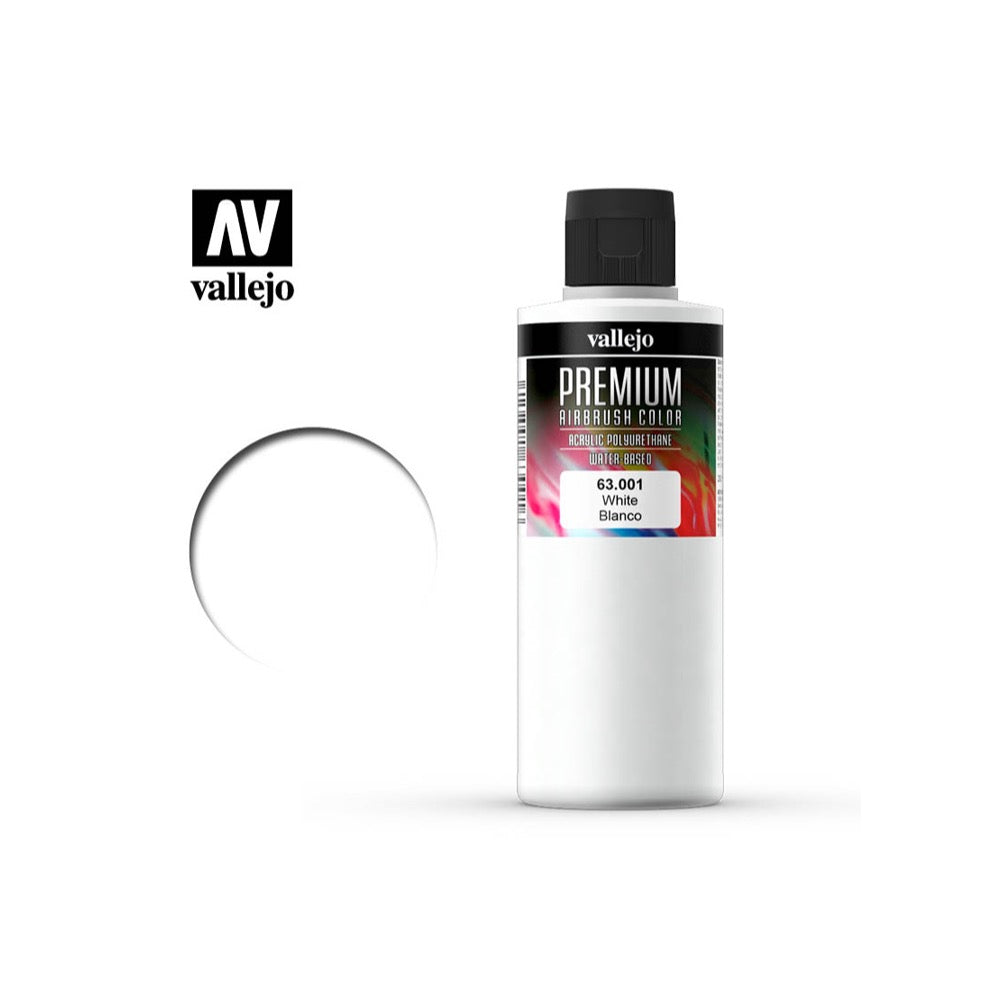 Vallejo 63001 Premium Color White 200ml