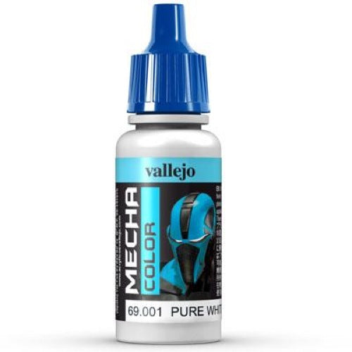 Vallejo 69001 Mecha Color Pure White Acrylic Paint 17ml