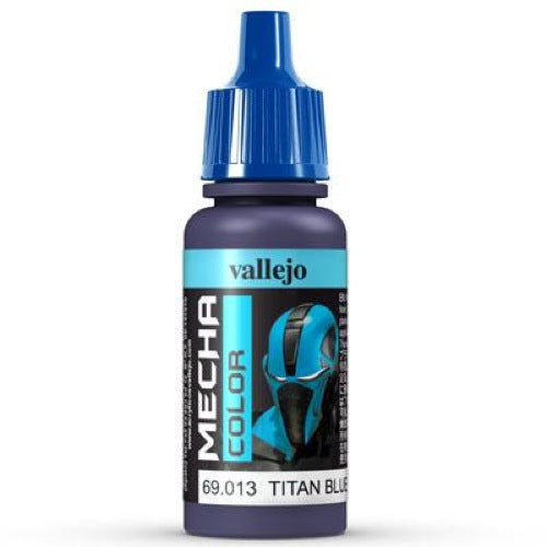 Vallejo 69013 Mecha Color Titan Blue Acrylic Paint 17ml