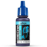 Vallejo 69013 Mecha Color Titan Blue Acrylic Paint 17ml