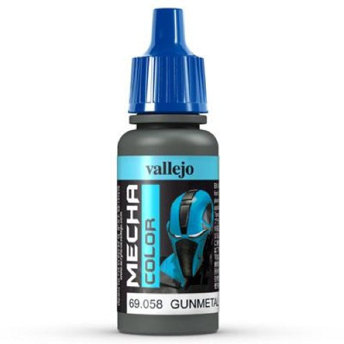 Vallejo 69058 Mecha Color Gunmetal Acrylic Paint 17ml