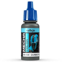 Vallejo 69058 Mecha Color Gunmetal Acrylic Paint 17ml