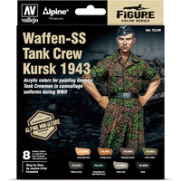 Vallejo 70249 Model Colour Alpine Waffen-SS Tank Crew Kursk 1943 Acrylic Paint Set