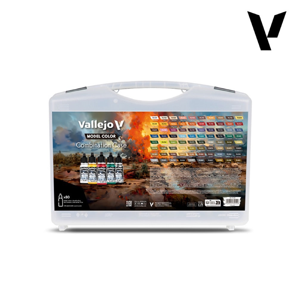 Vallejo Model Colour AV70254 Combination Case (80 Colours)