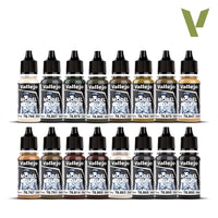 Vallejo 70255 Model Colour German AFV Colors WWII 16 Colours Acrylic Paint Set