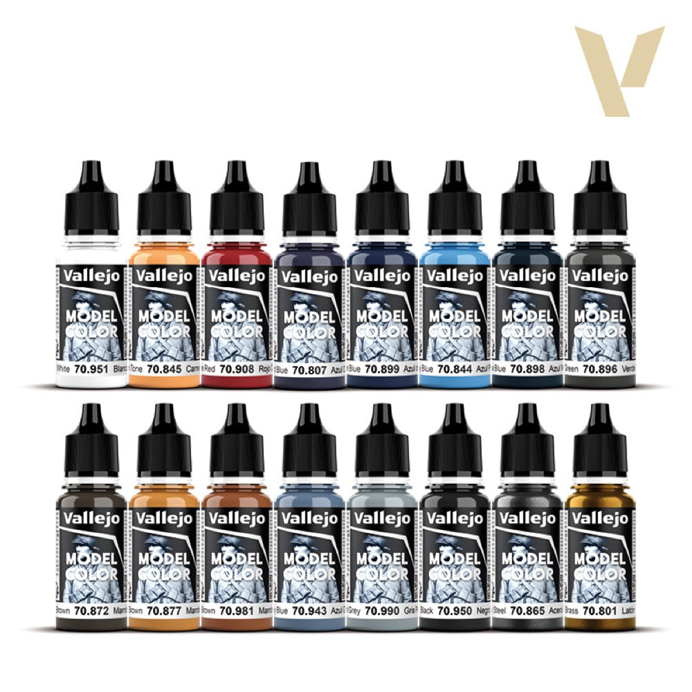 Vallejo Model Colour AV70256 American Civil War (16 Colours) Acrylic Paint Set