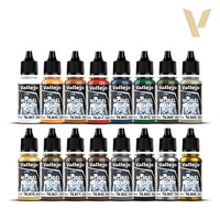 Vallejo Model Colour AV70259 American Revolution (16 Colours) Acrylic Paint Set